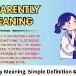 Apparently Meaning: Simple Definition & Examples