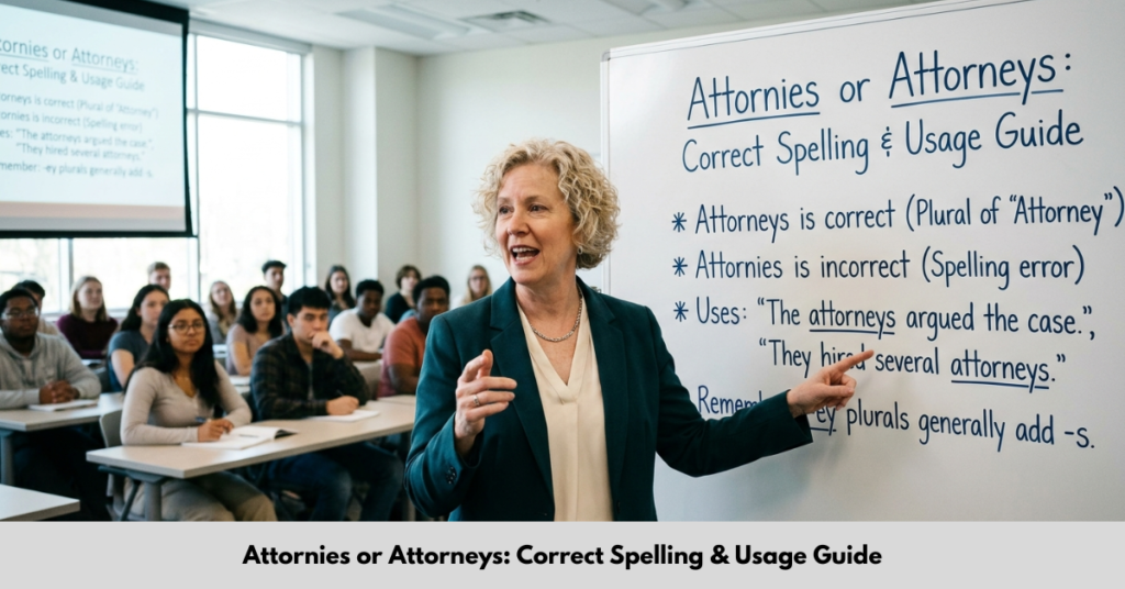 Attornies or Attorneys: Correct Spelling & Usage Guide