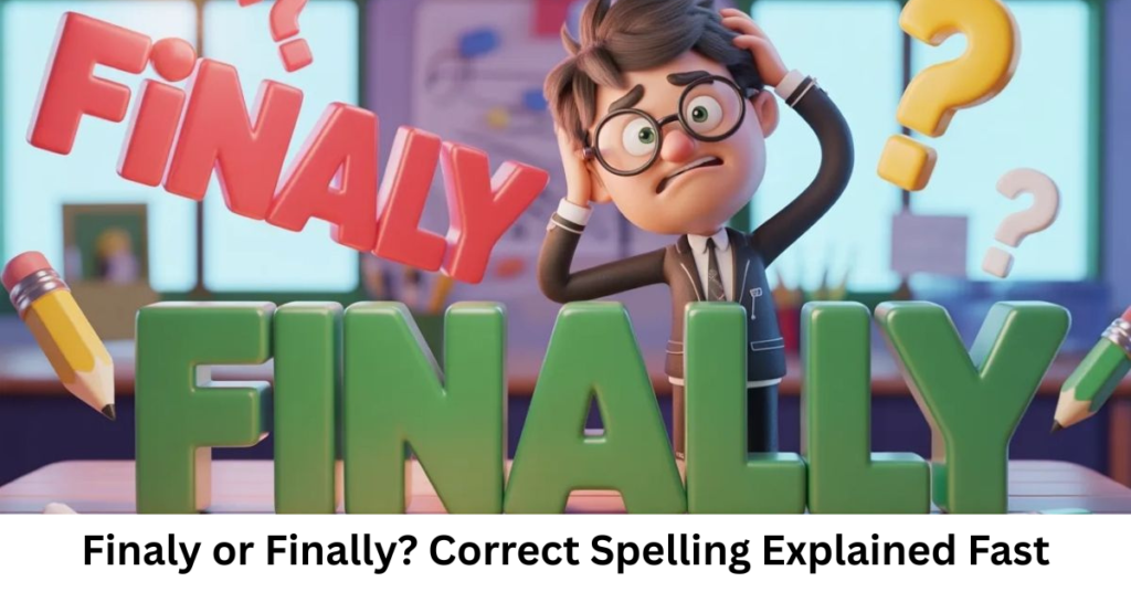 Finaly or Finally? Correct Spelling Explained Fast