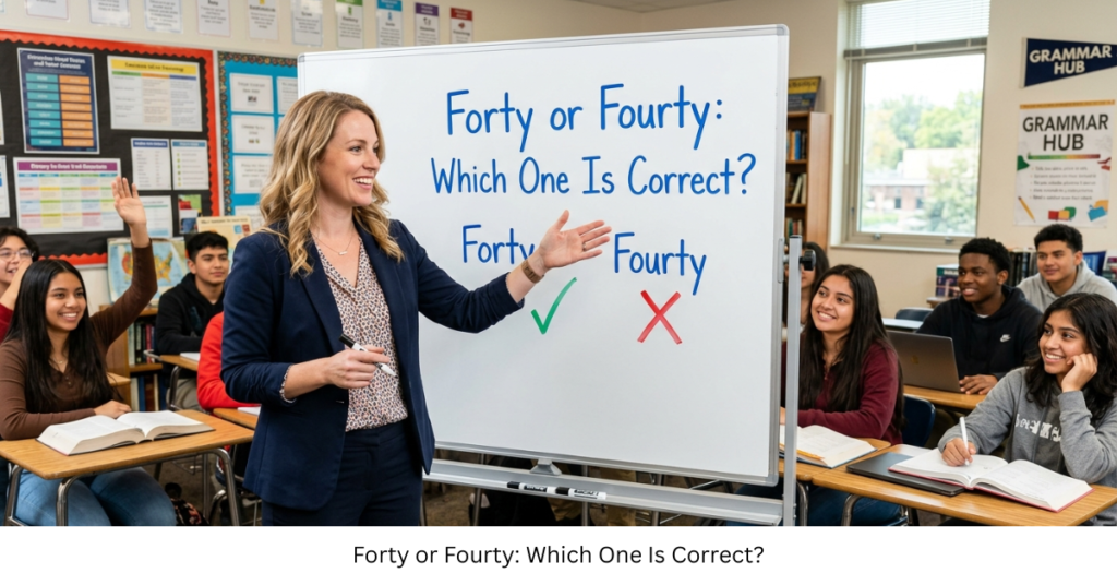 Forty or Fourty: Which One Is Correct?