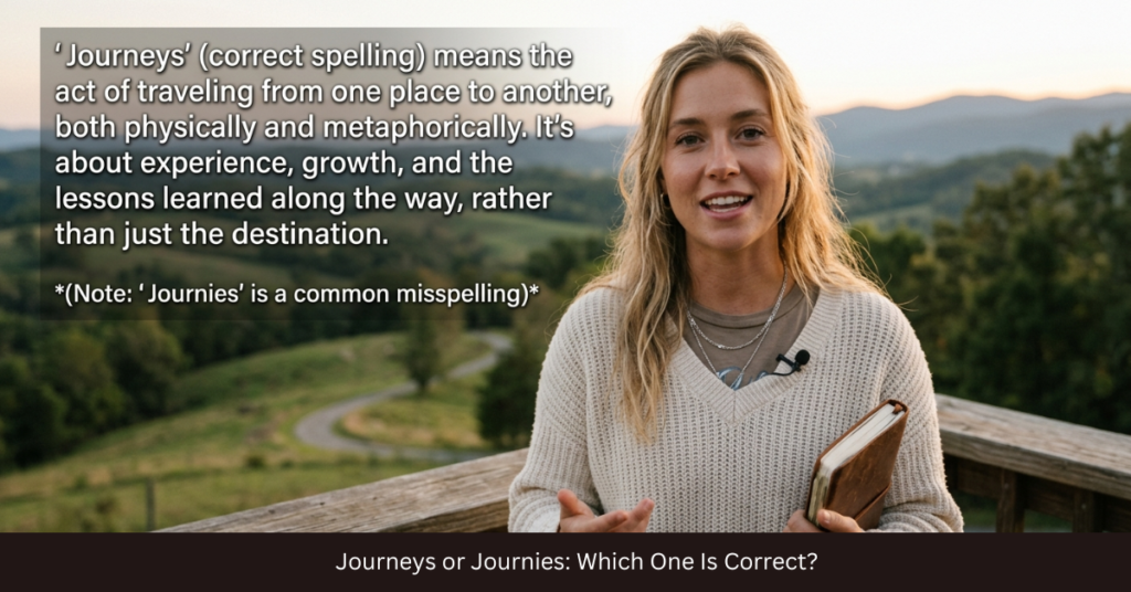 Journeys or Journies: Which One Is Correct?