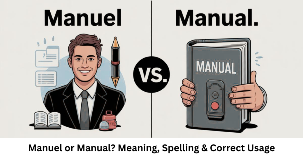 Manuel or Manual? Meaning, Spelling & Correct Usage
