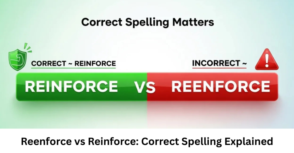 Reenforce vs Reinforce: Correct Spelling Explained
