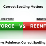 Reenforce vs Reinforce: Correct Spelling Explained