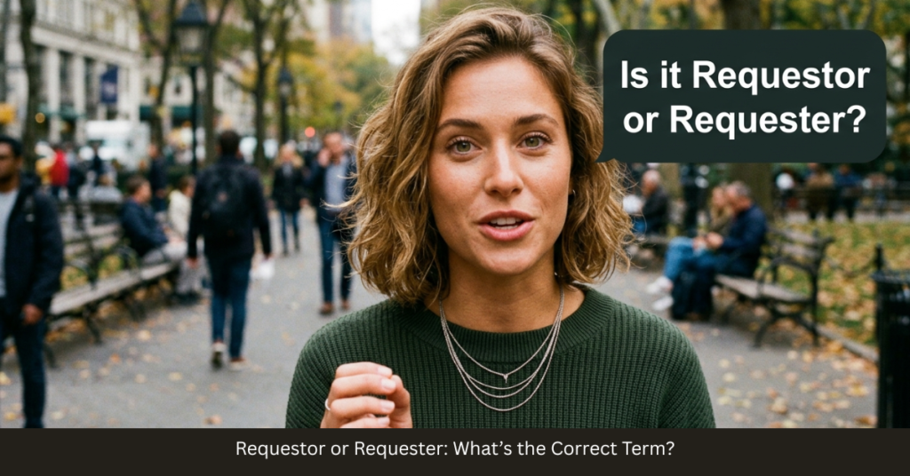 Requestor or Requester: What’s the Correct Term?