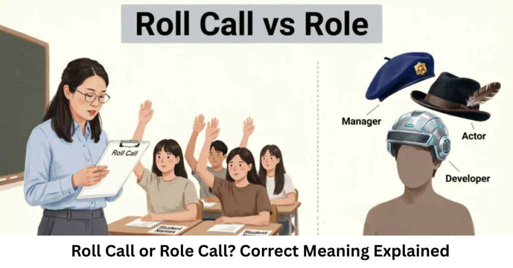 Roll Call or Role Call? Correct Meaning Explained