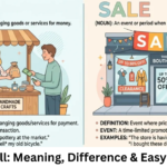 Sale vs Sell: Meaning, Difference & Easy Examples
