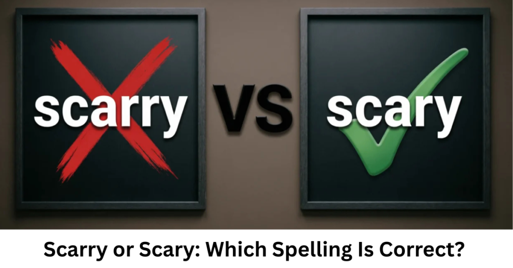 Scarry or Scary: Which Spelling Is Correct?