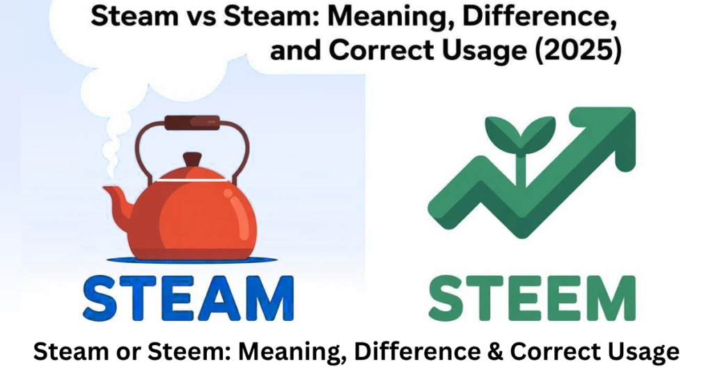 Steam or Steem: Meaning, Difference & Correct Usage