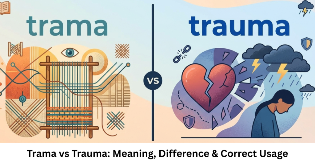 Trama vs Trauma: Meaning, Difference & Correct Usage