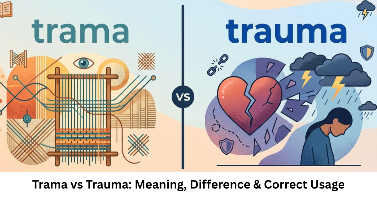 Trama vs Trauma: Meaning, Difference & Correct Usage