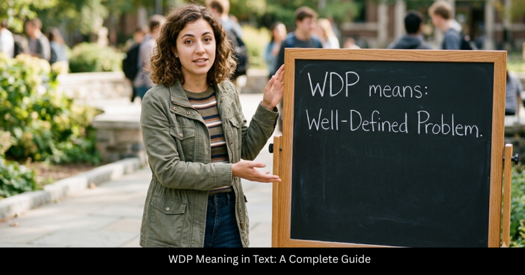 WDP Meaning in Text: A Complete Guide