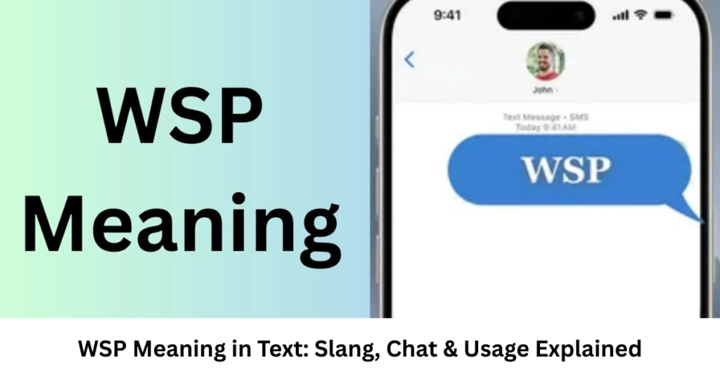 WSP Meaning in Text: Slang, Chat & Usage Explained