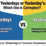Yesterdays or Yesterday's? Correct Grammar Explained