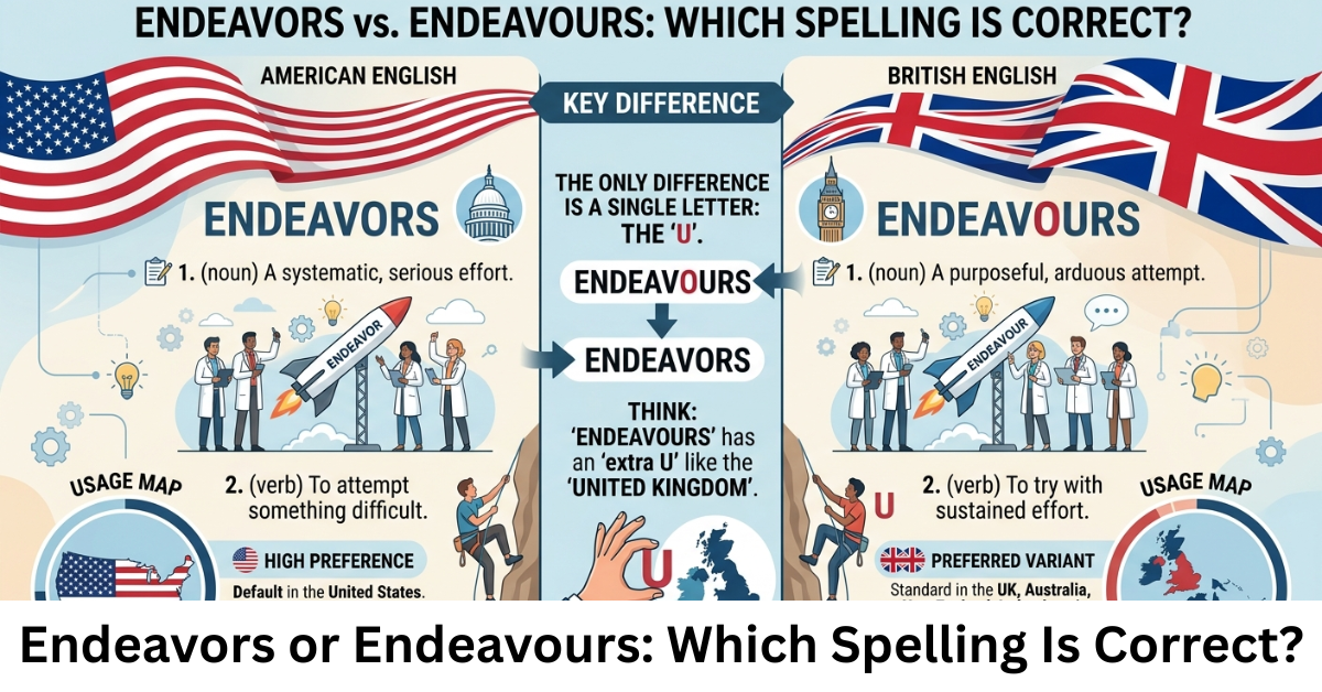 Endeavors or Endeavours: Which Spelling Is Correct?