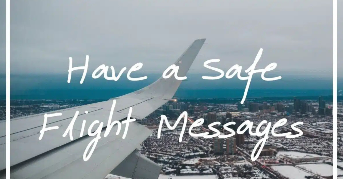 Have a Safe Journey and Take are Messages create an image