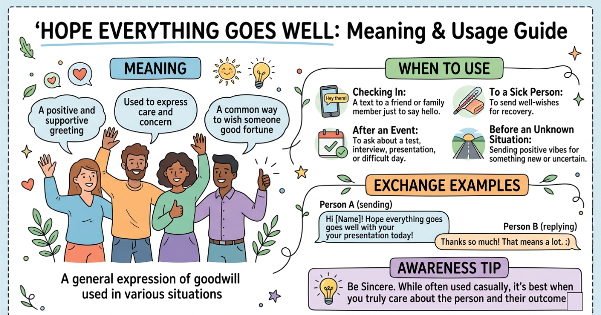 Hope Everything Goes Well: Meaning & Usage Guide