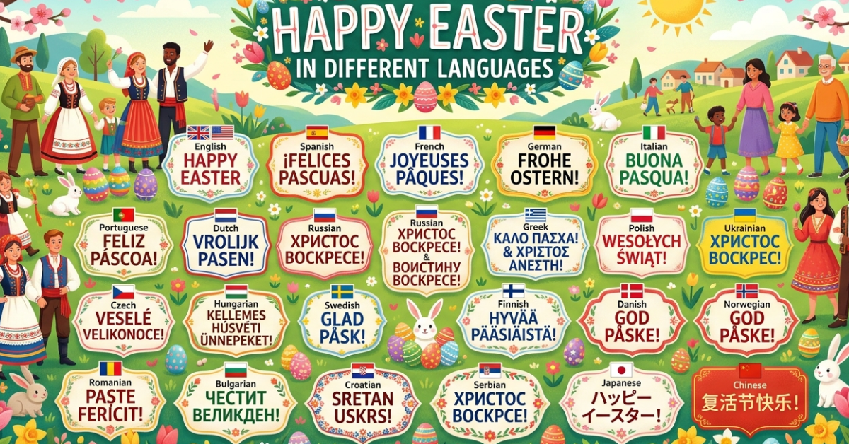 How to Say Happy Easter in Different Languages