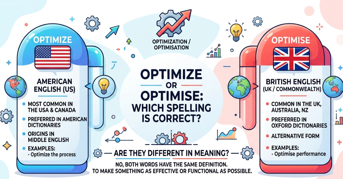 Optimize or Optimise: Which Spelling Is Correct?