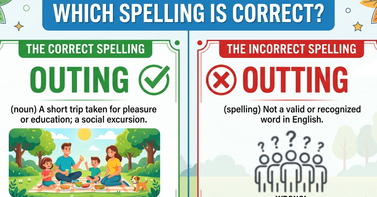 Outing or Outting: Which Spelling Is Correct?