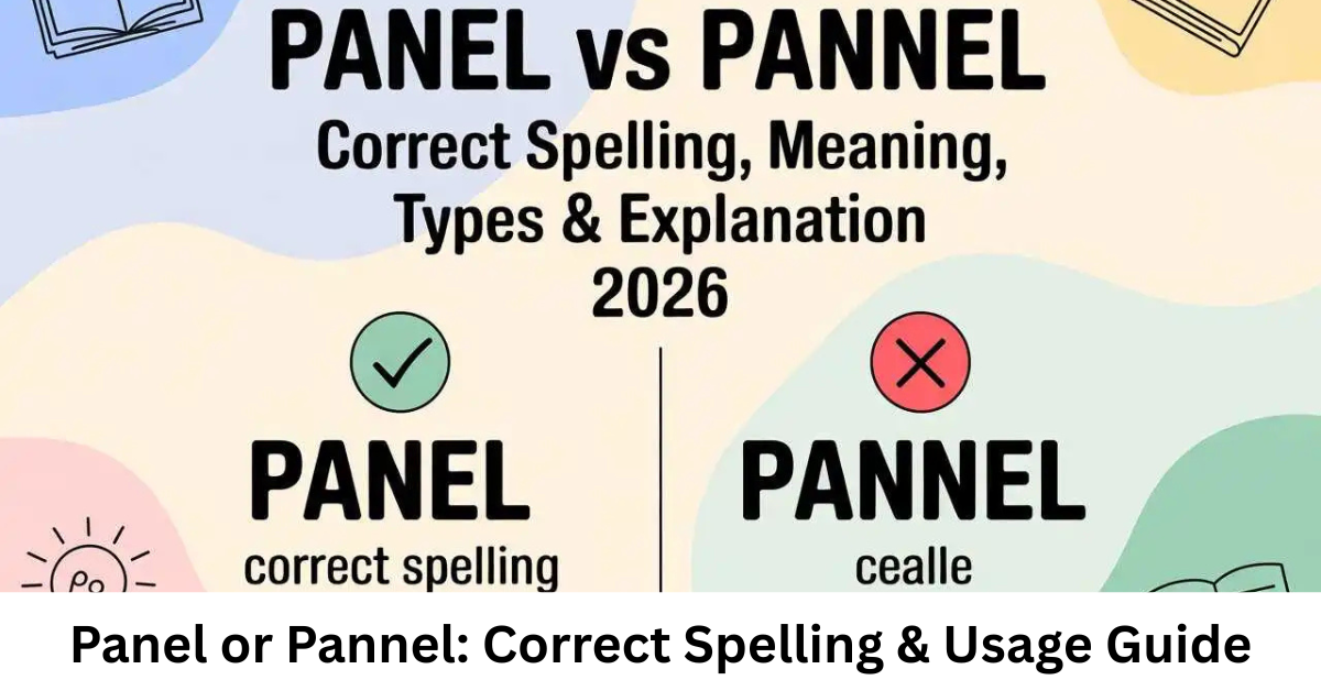 Panel or Pannel: Correct Spelling & Usage Guide