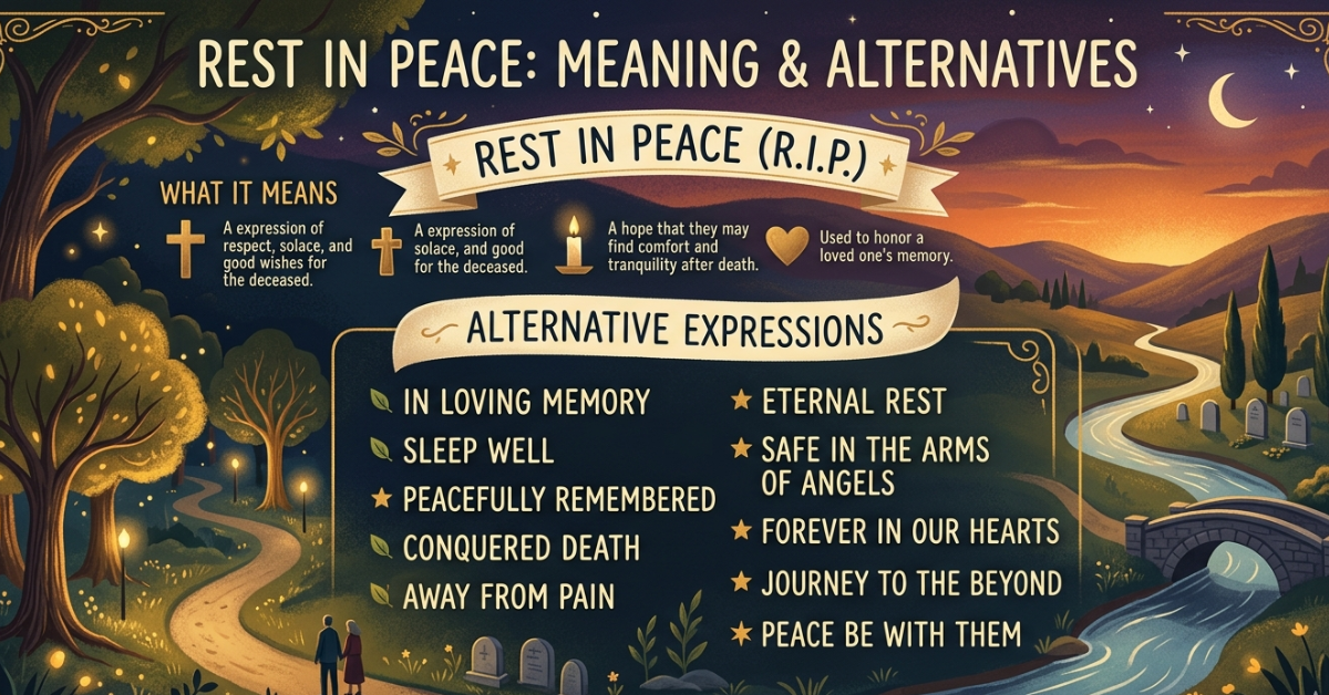 Rest in Peace Other Term: Meaning & Alternatives