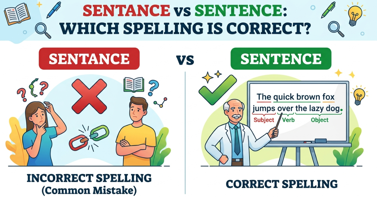 Sentance vs Sentence: Which Spelling Is Correct?