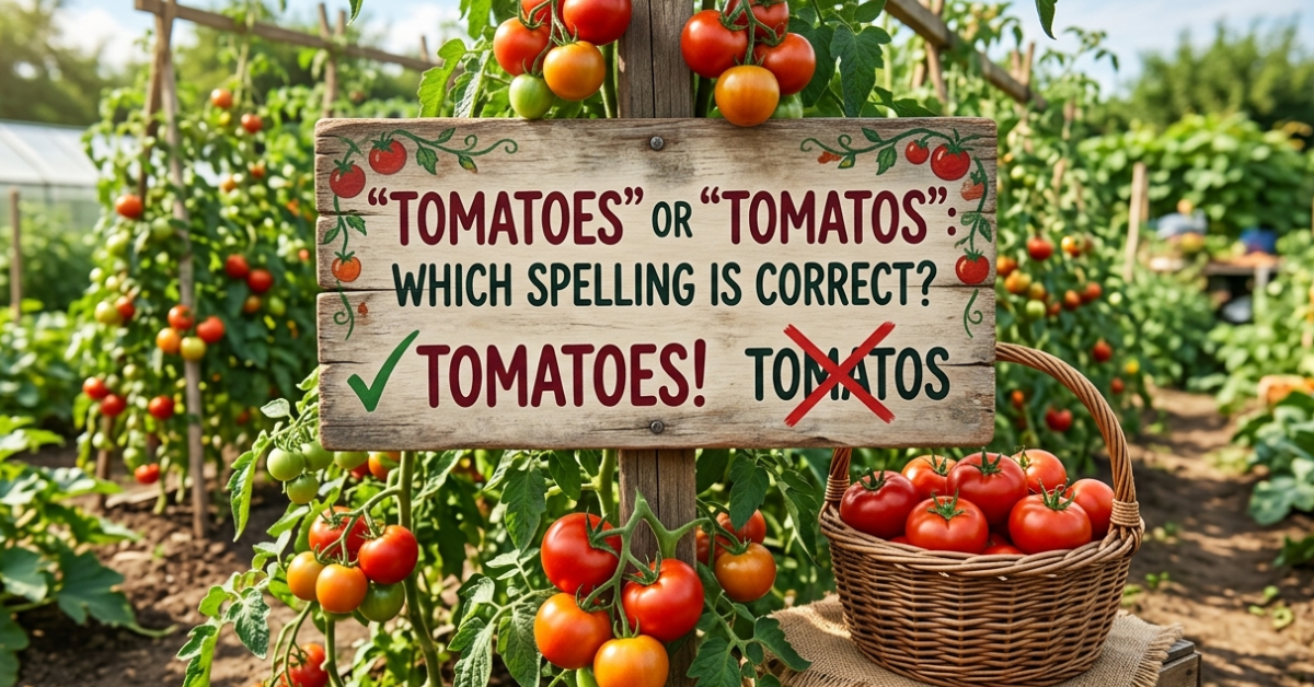 Tomatoes or Tomatos: Which Spelling Is Correct?